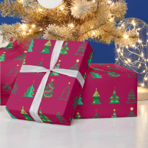 Winterurlaubsgeschenke Dekoration Weihnachtsbaum Geschenkpapier