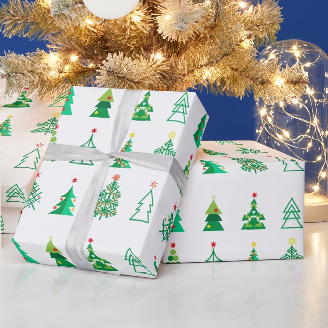 Winterurlaubsgeschenke Dekoration Weihnachtsbaum Geschenkpapier (Feiertage)