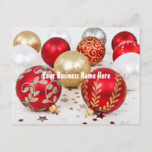 Winterurlaubsgeschenkzertifikat Postkarte