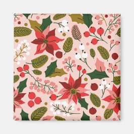 Winterurlaubsmagnet Poinsettia Magnet