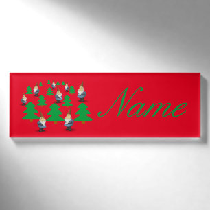 Winterurlaubsnomaden Weihnachtsbaume Thunder_Cove Namenschild
