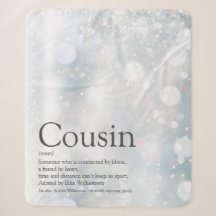 Winterurlaubsschneeflocken - Cooler Cousin - Zitat Sherpadecke