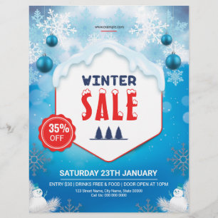 Winterverkaufsflyer Flyer