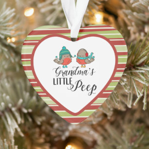 Wintervögel Großmutter-Piep Ornament