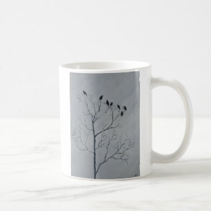 Wintervögel Kaffeetasse