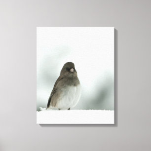 Wintervogel Leinwanddruck