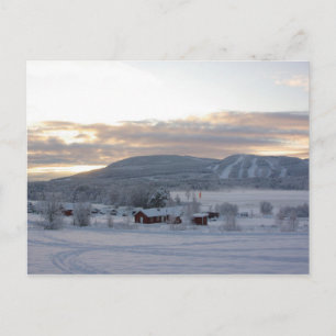 Wintervormittag #1 postkarte