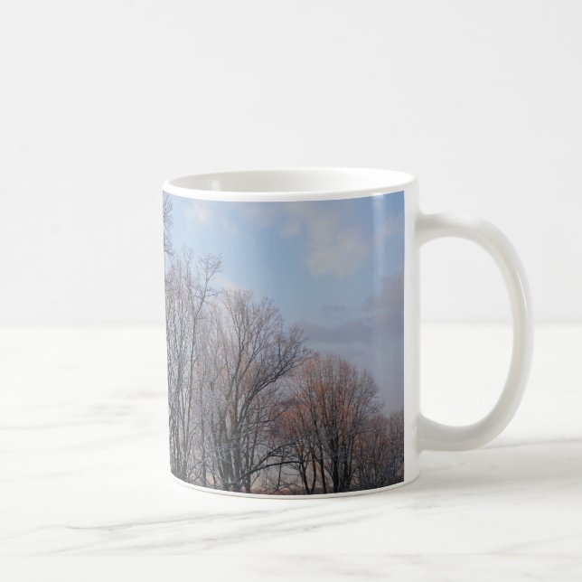 Wintervormittag III Naturlandschaft Kaffeetasse (Rechts)