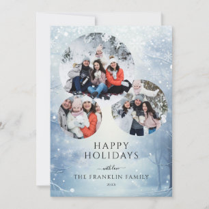 Winterwald 3 Foto Collage Weihnachten