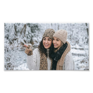 Winterwald-Abenteuer-Porträtfoto-Vergrößerung Fotodruck