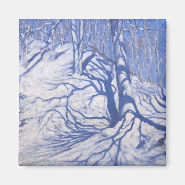 Winterwald bei Courcheval 2008 Magnet (Vorne)
