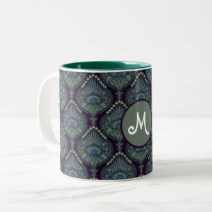 Winterwald - Gefiederte Paisley Zweifarbige Tasse
