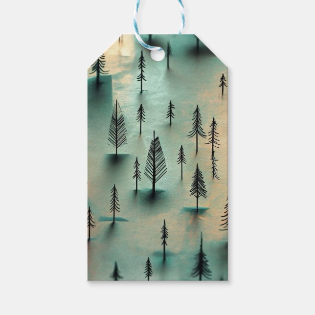 Winterwald Geschenkanhänger (Vorderseite)