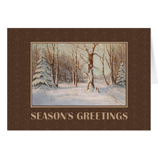 Winterwald Greetings (Vorderseite (Horizontal))