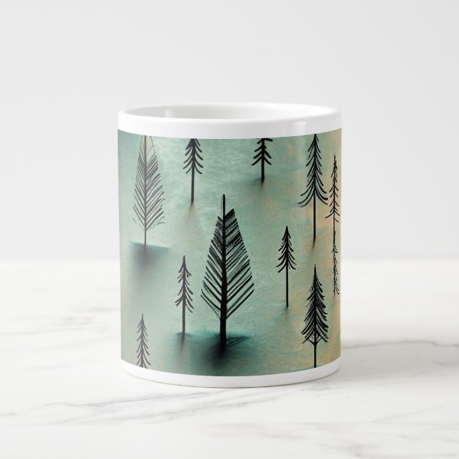 Winterwald Jumbo-Tasse (Vorderseite)