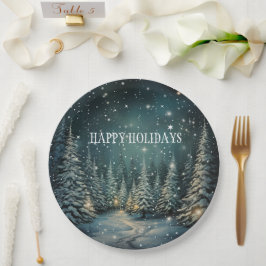 Winterwald Pappteller