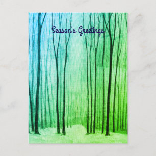 Winterwald Postkarte
