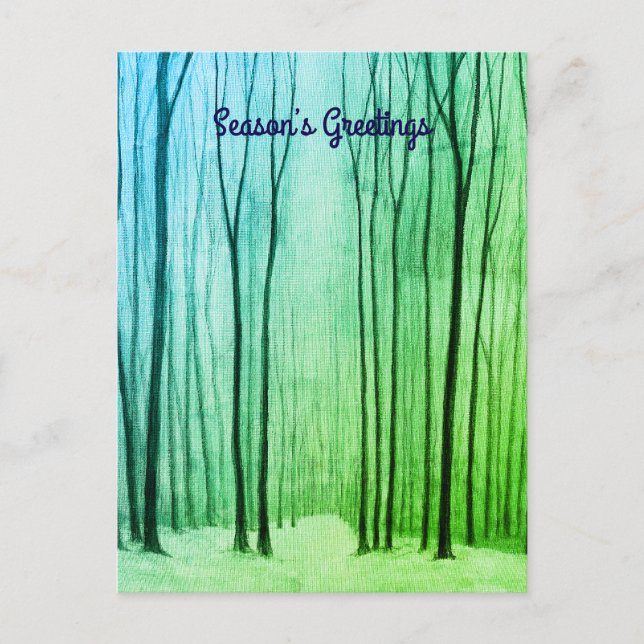 Winterwald Postkarte (Vorderseite)
