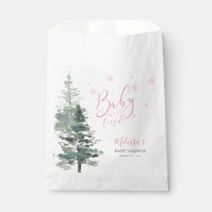 Winterwald Rosa Es ist kalte Außendusche Geschenktütchen