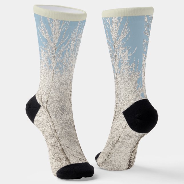 Winterwald Socken Schnee-Tarn-Socken  (Gewinkelt)