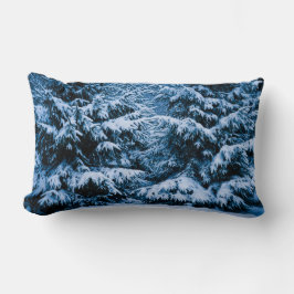 Winterwald Weihnachtsbaum Lendenkissen