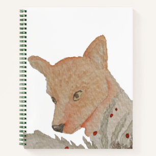 Winterwaldfuchs Notizbuch