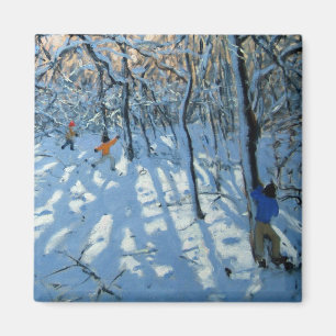 Winterwaldland nahe New-Haven Derbyshire Magnet