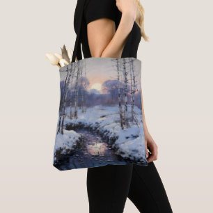 Winterwaldsonne Tasche
