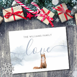 Winterwaldszene Postkarte