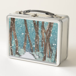 Winterwanderkollektion Metall Brotdose