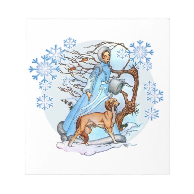 Winterwandern Notizblock (Vorderseite)