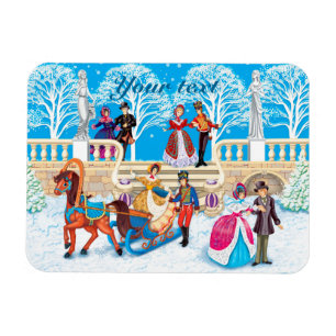 Winterwanderung Magnet