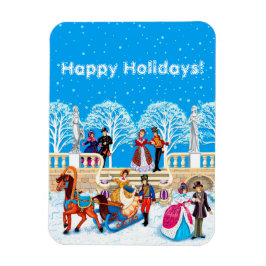 Winterwanderung Magnet