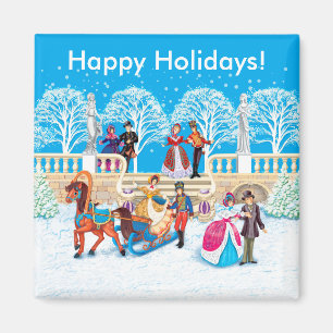 Winterwanderung Magnet