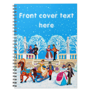 Winterwanderung Notizblock