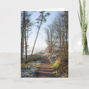 Winterwanderweg im Macclesfield-Wald Karte