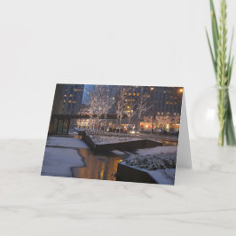 Winterwärme Feiertagskarte