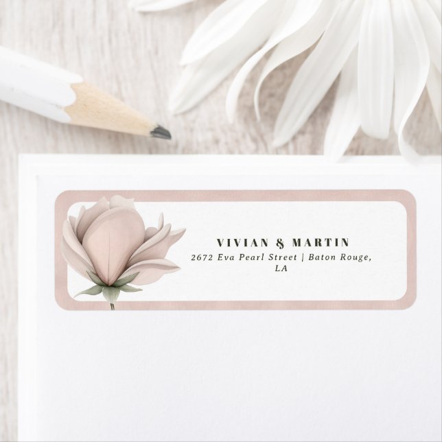 Winterwärme Single Big Floral Rücksendeadresse (Insitu)