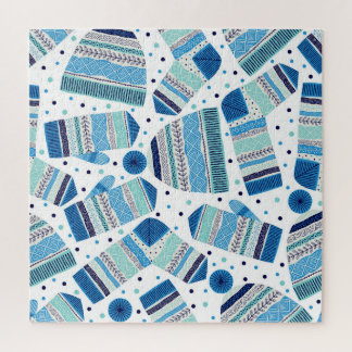 Winterwear: Gemütliches nahtloses Muster.