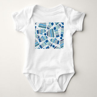 Winterwear: Gemütliches nahtloses Muster. Baby Strampler