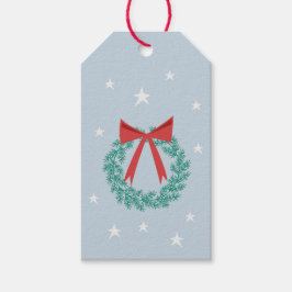 Winterweihenkrieg mit Bow Retro Inspiriert Geschenkanhänger