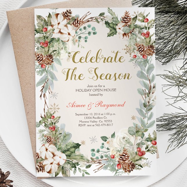 Winterweihnachtsfeier im Saisonhaus Einladung (Von Creator hochgeladen)