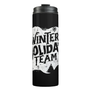 Winterweihnachtsmannschaft Thermosbecher