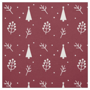 Winterweihnachtsmuster Stoff