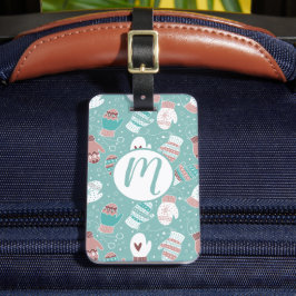 Winterweihnachtszittern im Minz Gepäckanhänger