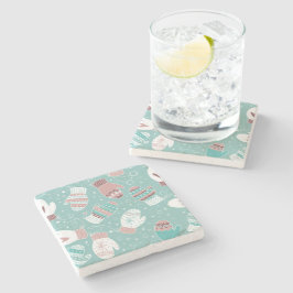 Winterweihnachtszittern im Minz Steinuntersetzer