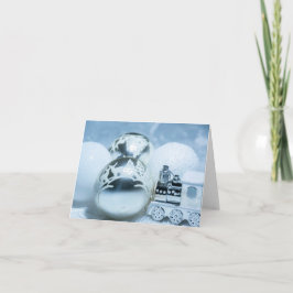 Winterweiße Dekoration. Christmas. Karte