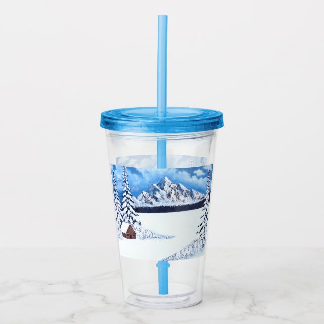Winterwunder Acryltrinkbecher (Vorderseite)