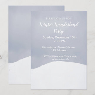 Winterwunder-Party Einladung