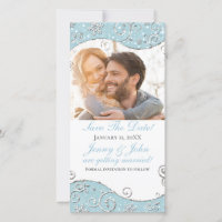 Winterwunder Schneeflocken Swirt Fotokarte